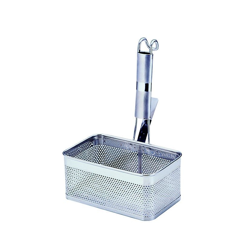 三宝産業 UK18-8パンチング角てぼ パイプ柄 横型 L