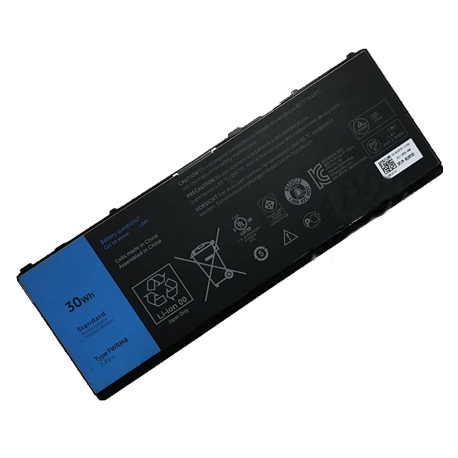 FWRM8 電池・DELLノートパソコン互換 Latitude 10-ST2 tablet 30WH FWRM8 30Wh 4001mAh 交換用のバッテリー dc909-A1244