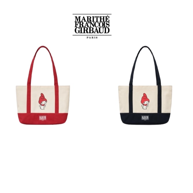 marithe francois girbaud MARITHE X MY MELODY CLASSIC LOGO CANVAS SHOULDER BAG 2colors 7,864円