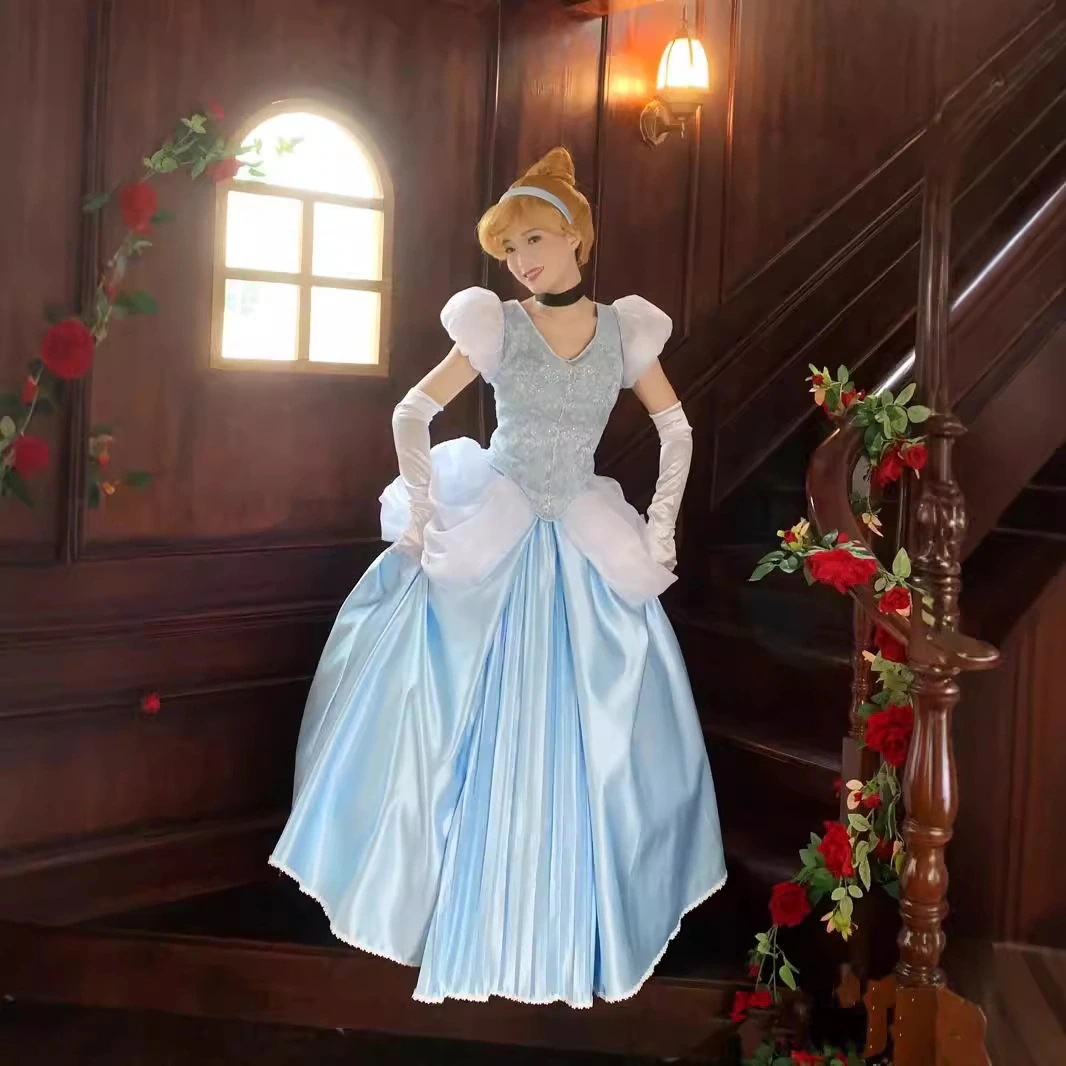 ハロウィン プリンセス サンディ ブルー デラックス版 プリンセス サンディ ライトブルー シンデレラ サンディ Cos コスチューム