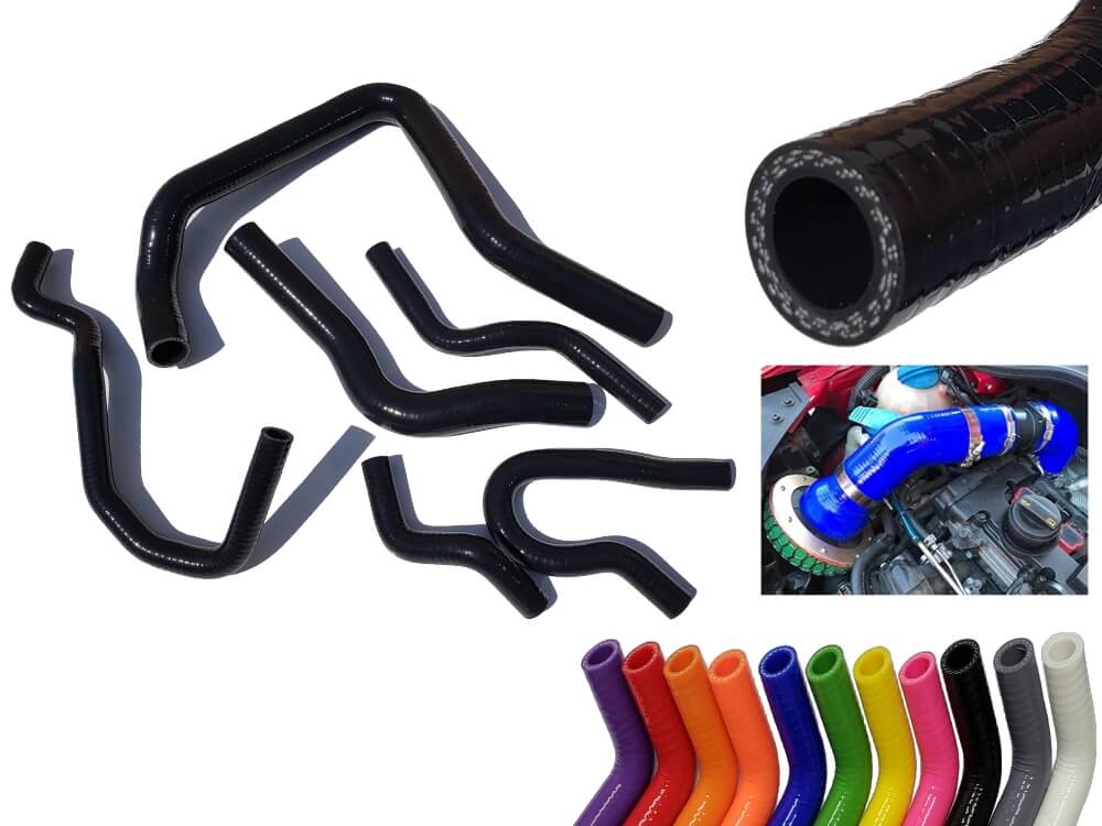 CR-X EF8専用シリコンホースキット B16A型エンジン適合 EF8 3PLY 3層構造 耐熱 耐圧 車種別専用設計 シリコンラジエターホースキット ホンダ