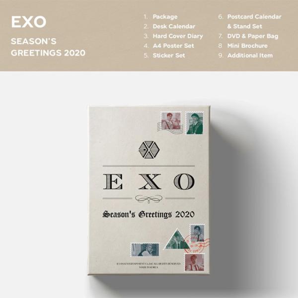 安心の日本国内発送 EXO 2020 SEASON S GREETINGS シーズングリーティング SEASON GREETINGS シーグリ 韓国 KPOP
