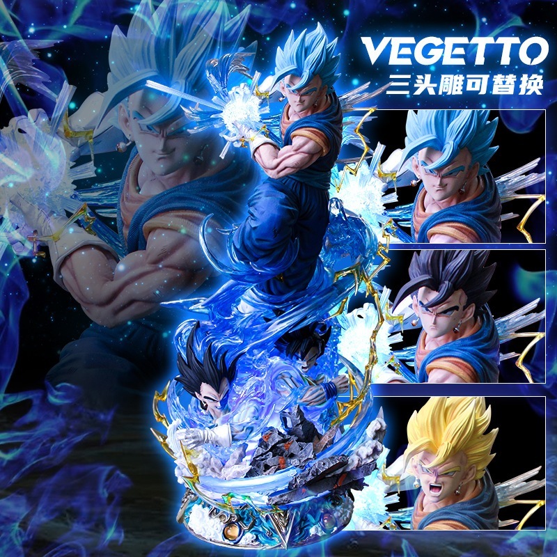 ドラゴンボールベジットフィギュアが光る3頭彫りベジットフィギュア