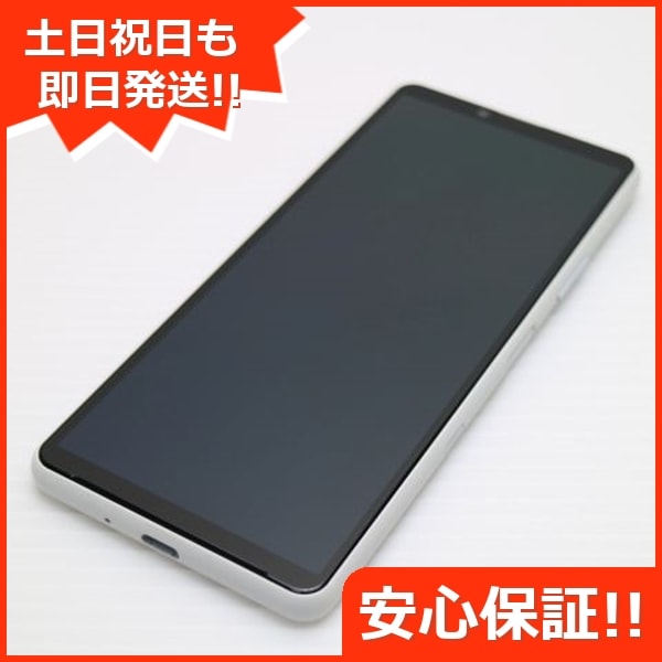超美品 Xperia 10 III SOG04 ホワイト 本体 即日発送 土日祝発送OK 169