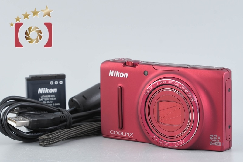 COOLPIX S9500 ヴェルヴェットレッド コンパクトデジタルカメラ