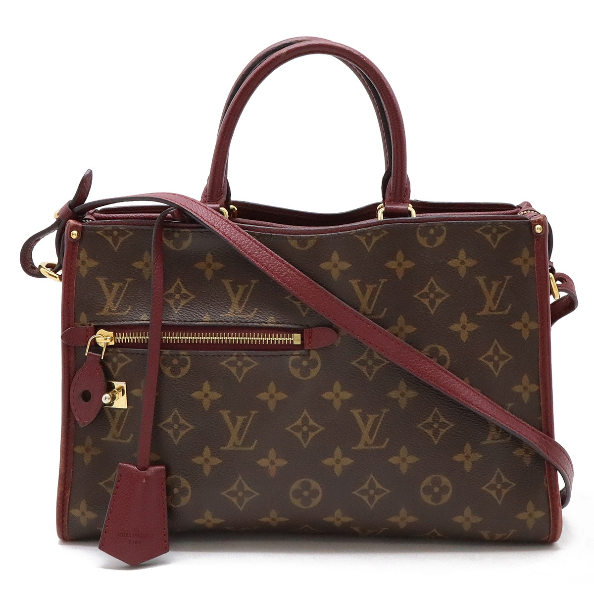 モノグラム ポパンクールPM ハンドバッグ トートバッグ 2WAY ショルダーバッグ レザン M4346