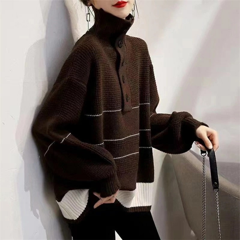 セーター レディース 春秋冬 ハイネック ニットセーター トップス 長袖 インナー リブニット 無地 カジュアル シンプル おしゃれ 暖か きれいめ ゆるい お出掛け 学生 ニット カットソー タート