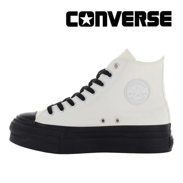 コンバース CONVERSE スニーカー メンズ レディース オールスター （Ｒ） リフテッド オーバーテープ HI ホワイト/ブラック 靴 [2024年秋新作] 8月16日発売