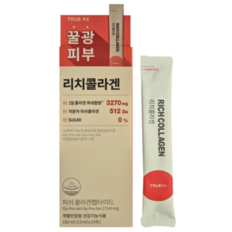 TRUE RXリッチコラーゲン液状コラーゲンスティック14砲