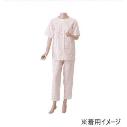 神戸生絲 婦人楽らくガーゼパジャマ上下(半袖) L No.900 ローズ