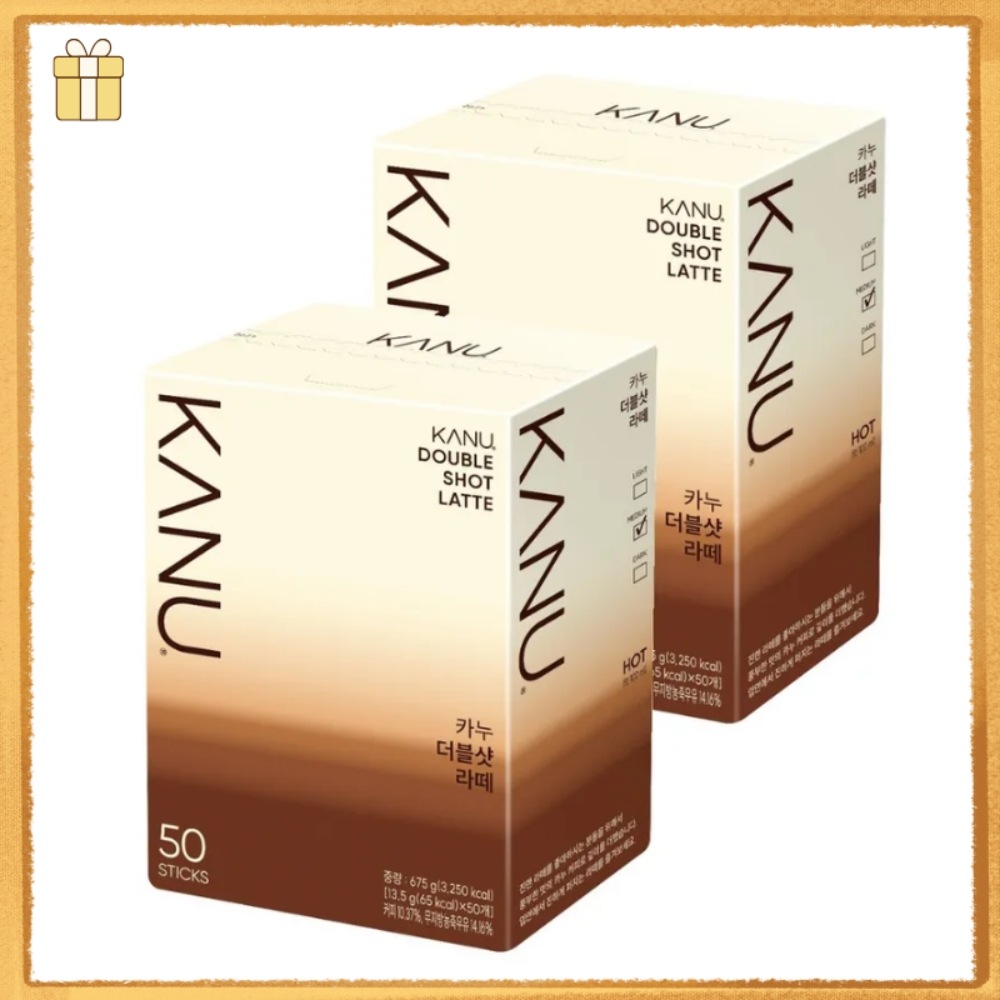 カヌーダブルショットラテ 50個入り 2個 /韓国 人気 コーヒー