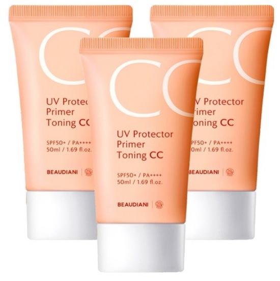 UV プロテクター プライマー トーニング CCクリーム SPF50+ PA++++ 50ml ×3個