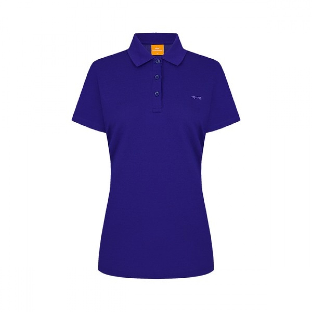 [ルイカステル] レディース 7デイズコットンカラー無地カラーTシャツ