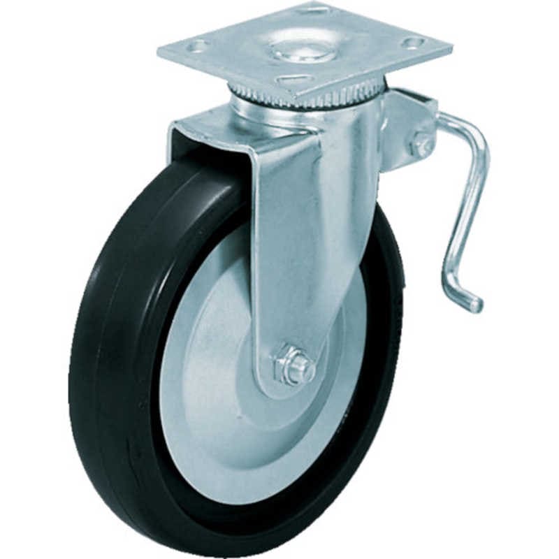 スガツネ工業　重量用キャスター径203自在ブレーキ付D(200-133-472)　31408BPD