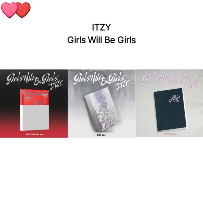 (特典)ITZY - Girls Will Be Girls 3点セットチャート反映
