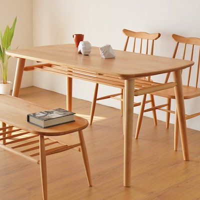 ダイニングテーブル 食卓テーブル 木製 幅130cm 4人掛け用 4人用 北欧風 ホワイト ナチュラル [3年保証⁄送料無料]木製 ダイニングテーブル 幅130cm 奥行