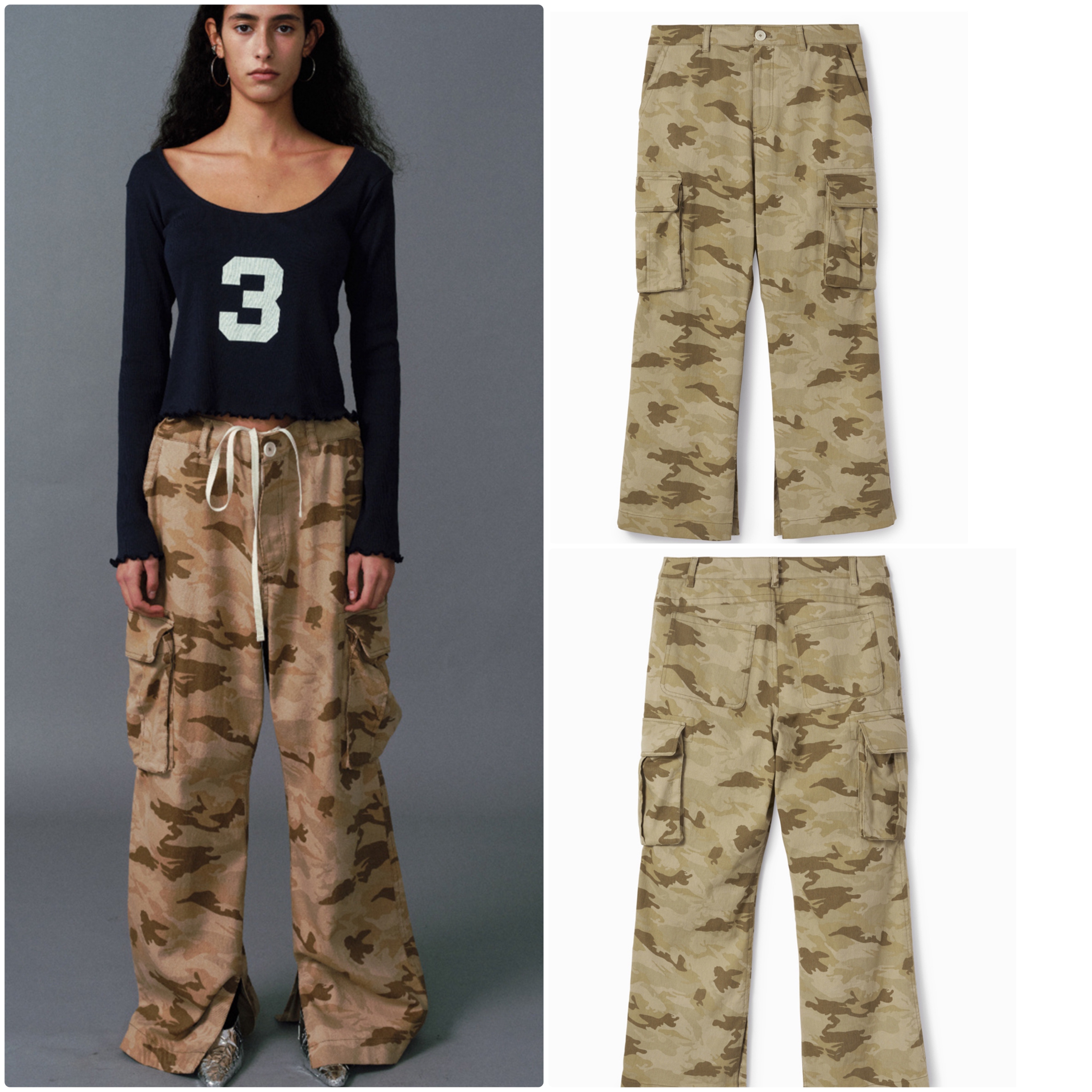 SEO VINTAGE CAMO M-65 PANTS_BEIGE