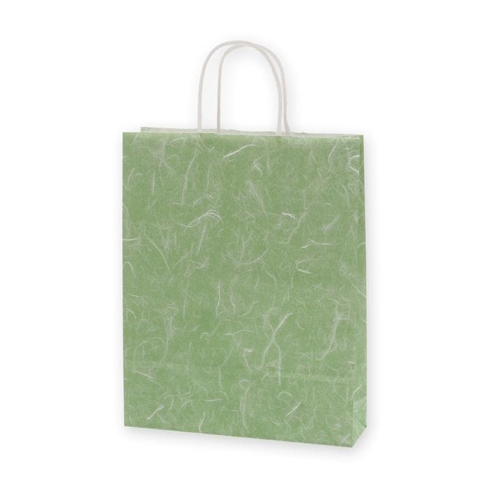 （まとめ買い）シモジマ HEIKO 手提げ紙袋 25チャームバッグ 25CB MS1 雲竜緑 50枚 幅270xマチ80x高340mm 003276130 [x3セット]