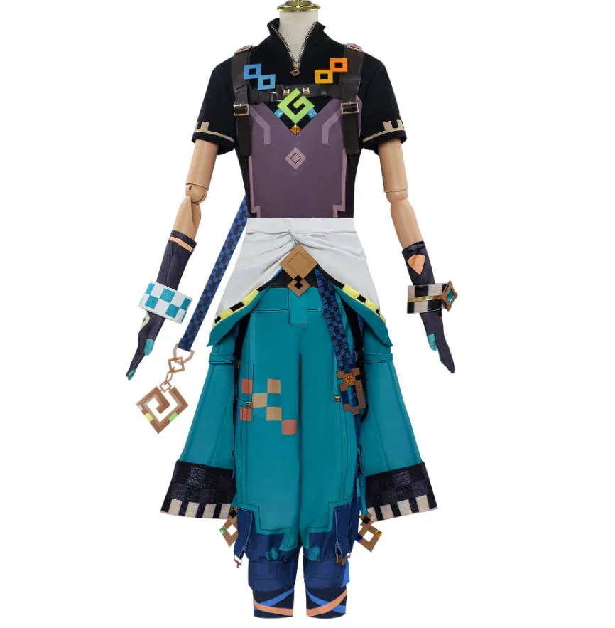 【3日で出荷】原神 キィニチ 変装 仮装 コスプレ服 コスプレ衣装
