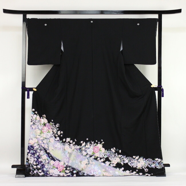 レンタル 留袖 レンタル 着物 黒留 黒留袖 19点フルコーディネートセット 結婚式