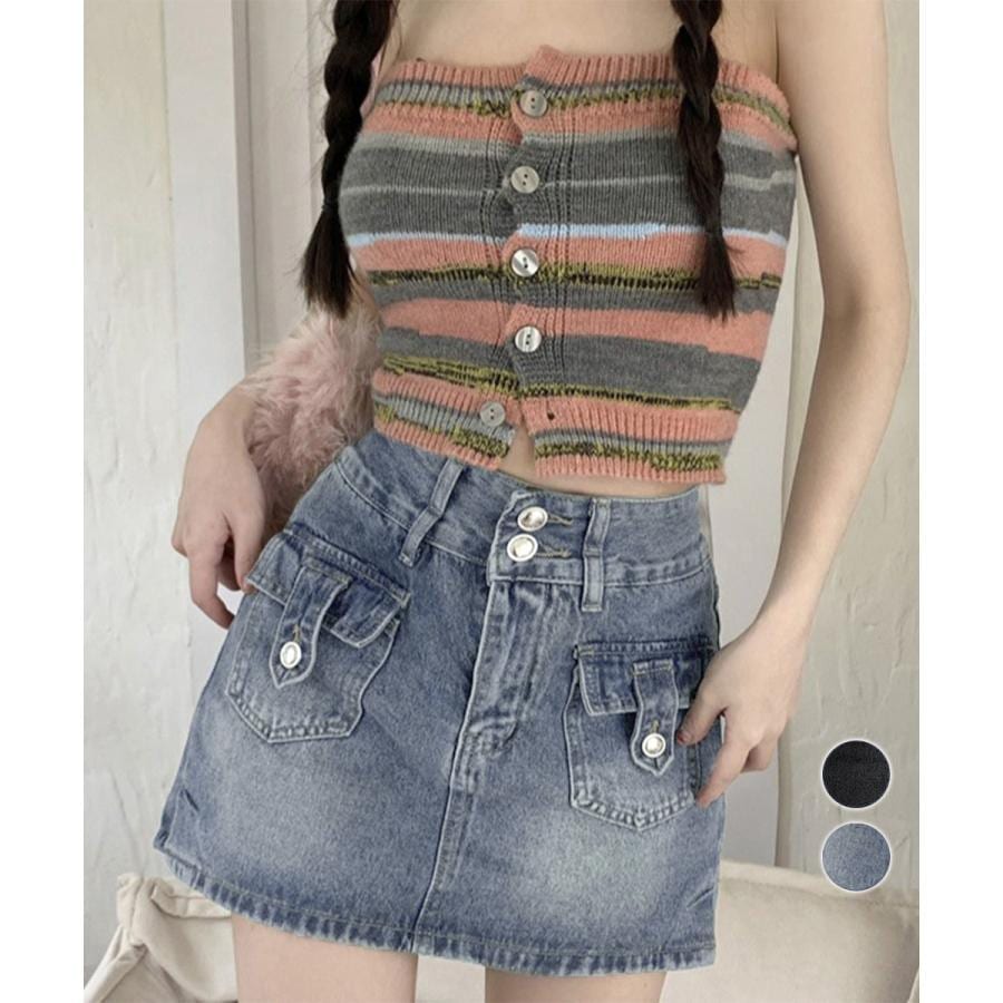 セクシー 美脚ボトムス Aラインスカート カーゴポケットショート丈 露出防止 タイトスカート チラ見せ防止 【Primepic】【急速出荷】ミニスカパン