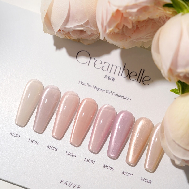 [FAUVE] 【Creambelle : Vanilla Magnet Gel Collection】 8色 セット / クリムベル：バニラマグネットジェル
