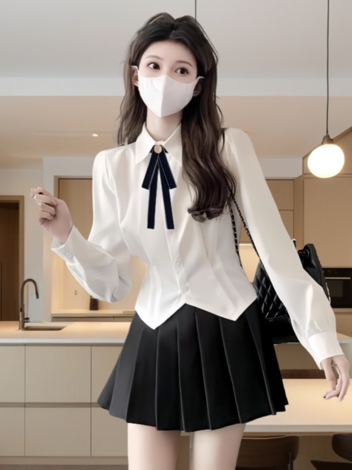 【1点ご購入 で10点プレゼントいたします】ウエストの白いシャツ女性感小柄短めシャツ長袖上着修身制服スーツ 195,859円