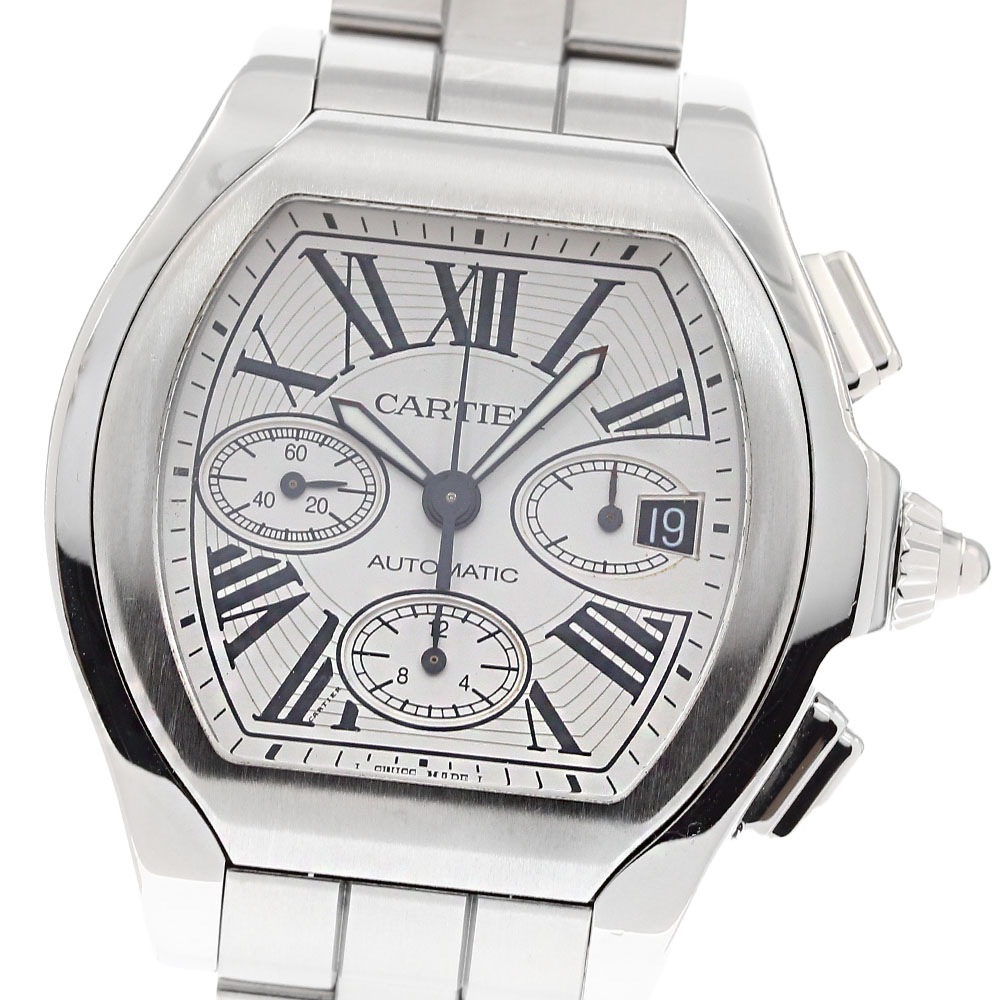 カルティエ CARTIER W6206019 ロードスターS クロノグラフ 自動巻き メンズ _836028【中古】