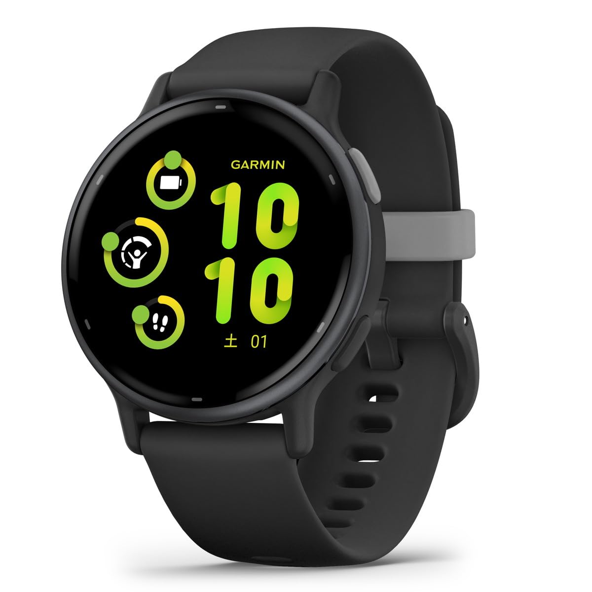 GARMIN(ガーミン) vivoactive 5 Black/Slate フィットネスGPSウォッチ 睡眠管理/フィットネス年齢/お昼寝検出/Suica対応/心拍センサー/ストレスレベル測定/iOS