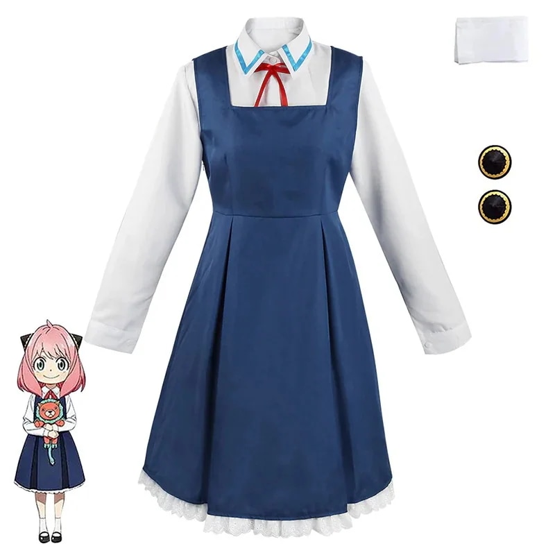 SPYFAMILY スパイファミリー アーニャ フォージャー コスプレ衣装 日常服 ワンピース 仮装