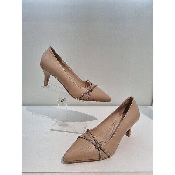 女性用 履きやすい セミフォーマル パンプス ヒール6cm PFESHP565 (P003473157)