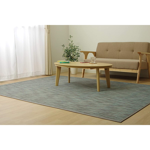 1100290144601 ラグ カーペット 無地 シンプル バンブー 竹 DXフォース アイボリー 約190×250cm メーカー直送