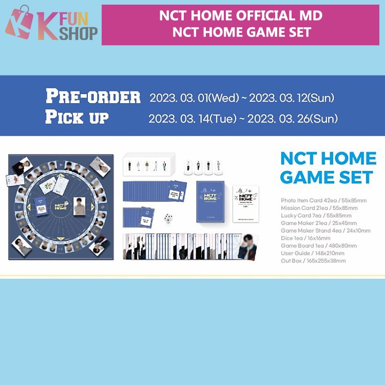 即日[NCT HOME GAME SET]NCT HOME展示会 2ND OFFICIAL MD