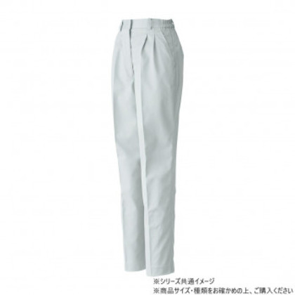 桑和 4220 レディースツータックスラックス 6Lサイズ シルバーグレー(22)