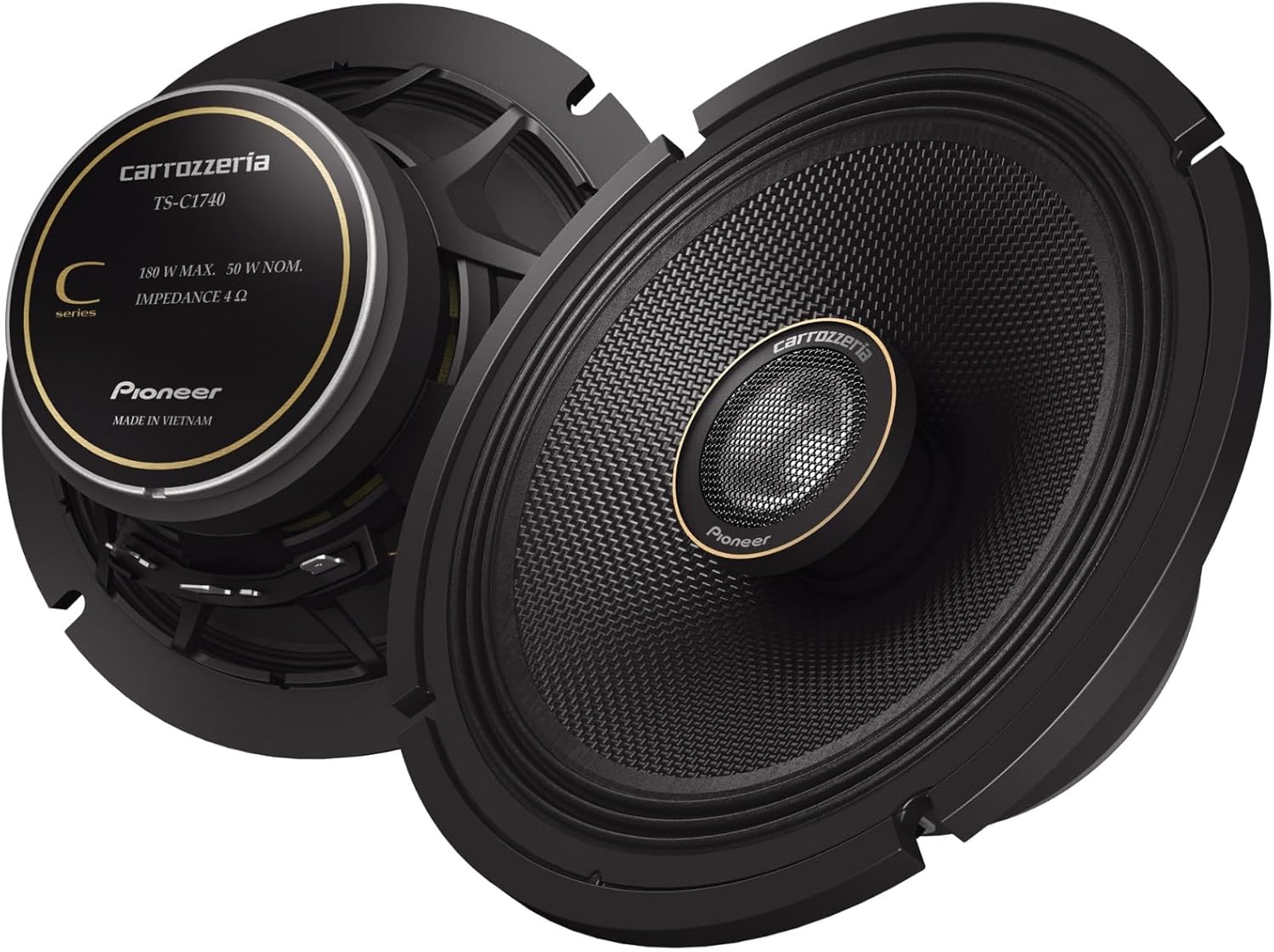 Pioneer スピーカー TS-C1740 17cm カスタムフィットスピーカー コアキシャル 2ウェイ ハイレゾ対応 カロッツェリア