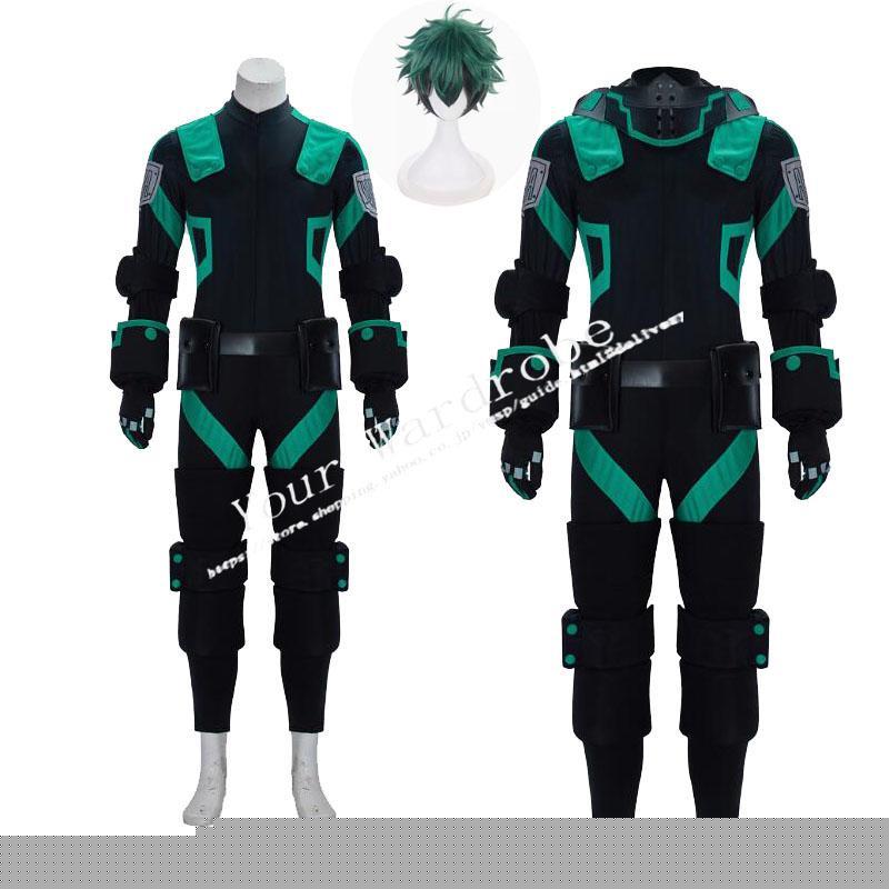 僕のヒーローアカデミア風 緑谷出久 コスプレ衣装ウィッグ 仮装 変装 コスチューム cosplay ハロウィン