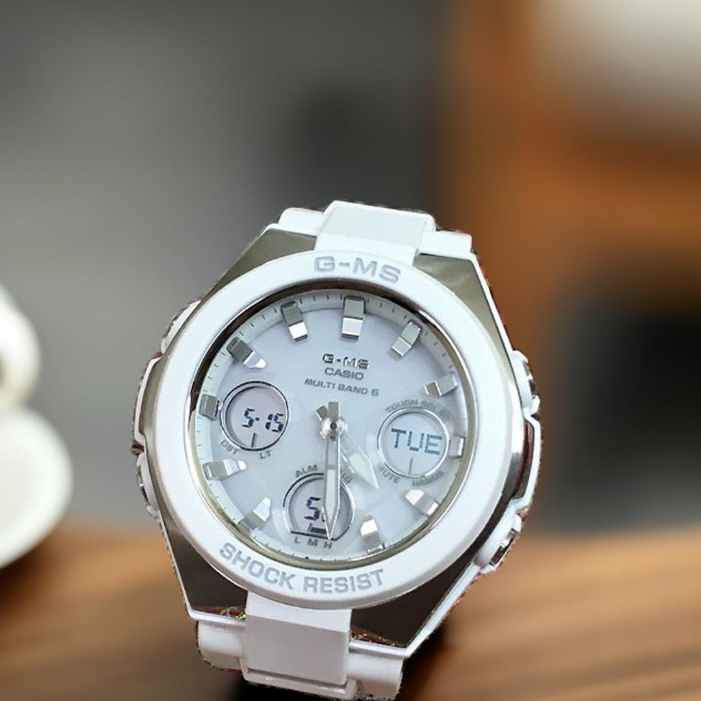 BABY-G カシオ MSG-W100-7AJF ソーラー電波 プレゼント腕時計 ラッピング無料 baby-g 国内正規品 新品　あす楽対応 手書きのメッセージカード ほんのり好きでいてくださ