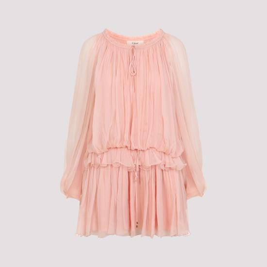 CHLOE Women Short Skirts CH26SRO02001 6L6 TAN ROSE