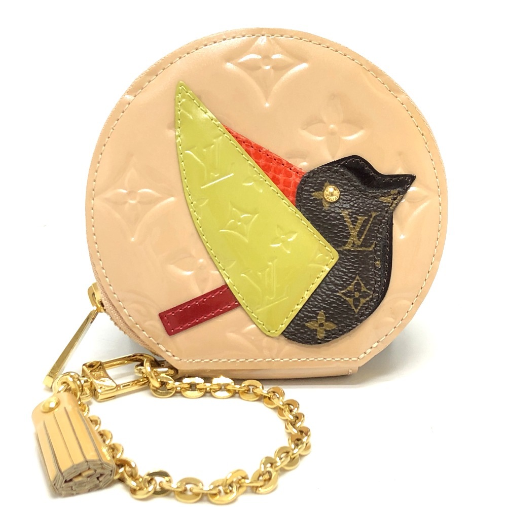 コインケース M91388 ポルトモネオワゾー モノグラムヴェルニ モノグラムヴェルニ ベージュ