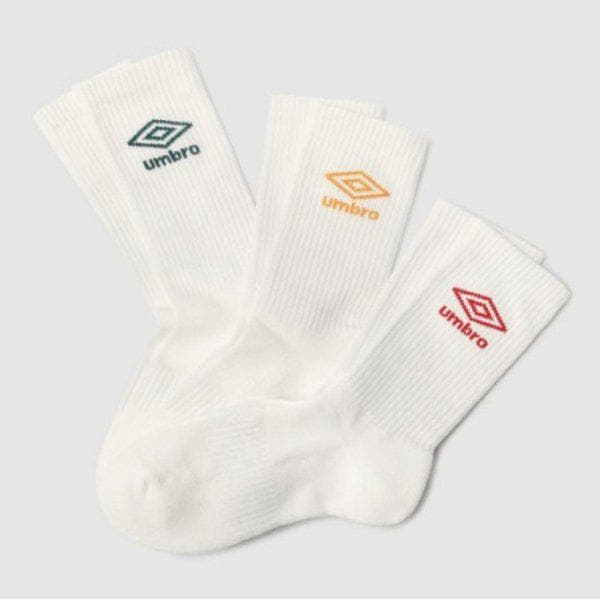 ソックス VQA UR123CSC11-SCW エッセンシャル クッショニング 3PACK クルー ソックス SWEETCORN