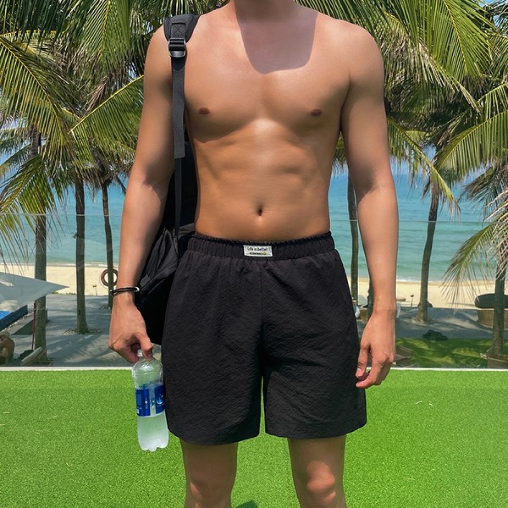 (Vivarup) ライフビーチパンツ-メンズ SW19808M バンディングパッチショーツボードショーツ 5パートパンツビーチウェア