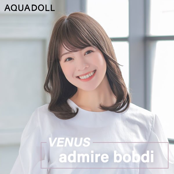 【おまけ付き】アクアドール ヴィーナス あこがれボブディ [pw123] (送料無料) AQUADOLL ウィッグ ボブ ミディアム フルウィッグ 医療用 耐熱 wig ウイッグ 医療用ウィッグ