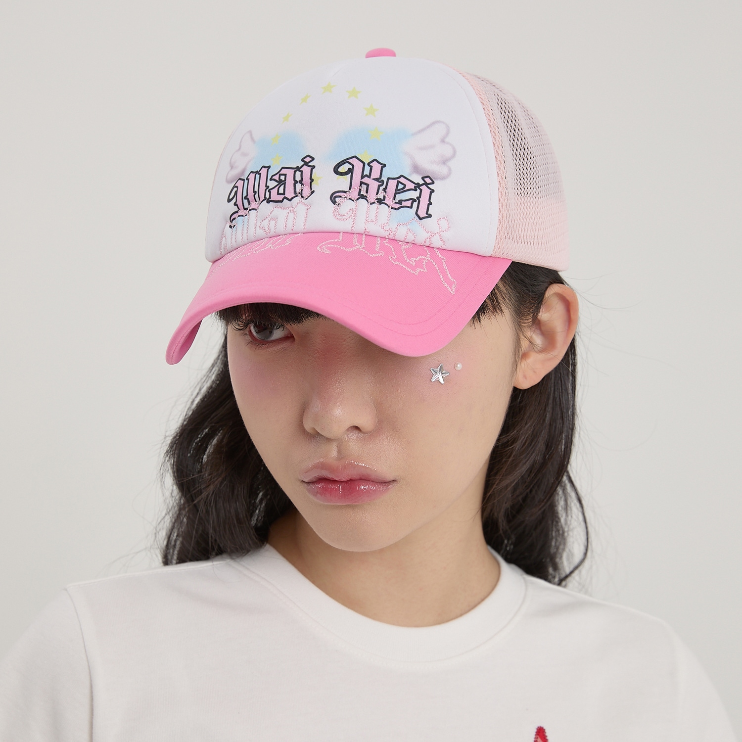 Angel Dolphin Trucker Cap PINK
