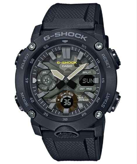 品質は非常に良い メンズ腕時計 アナデジ GA-2000SU-1A 逆輸入海外モデル メンズ腕時計