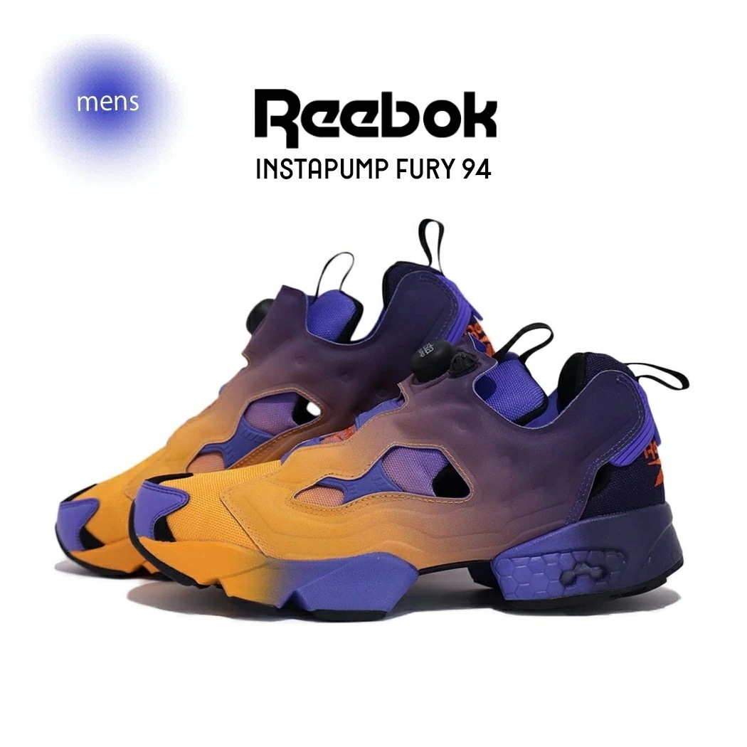 REEBOK リーボック インスタ ポンプ フューリー 94 スニーカー INSTAPUMP FURY 94 ELECTRIC AMBER ( オレンジ パープル メンズ 100230808 )
