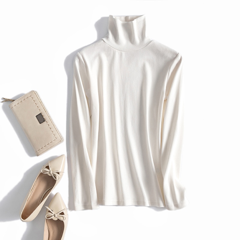 トップス カットソー 長袖 タートルネック プルオーバー ミディアム丈 かわいい 大人可愛い きれいめ シンプル 上品 おしゃれ かっこいい カジュアル こなれ感 個性的 主役級 存在感 抜け感 春