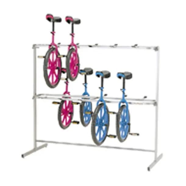 代引き個人宅配送不可 一輪車ラック2段20台掛 学校機器 (EKD119)