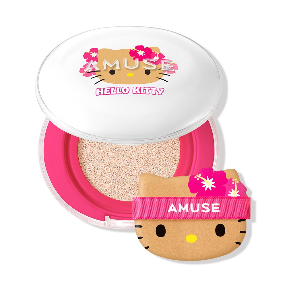 [タンニング ハローキティ 限定 エディション] アミューズ セラミック スキン パーフェクター クッション 本品 15g SPF38