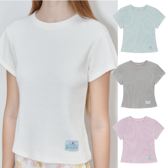 LOGO WAFFLE T-SHIRT Tシャツ (4 COLORS)