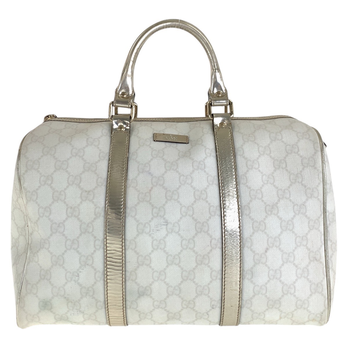 ホワイト ゴールド GGスプリームキャンバス/レザー 193603 ハンドバッグ ミニボストンバッグ レディース 501611